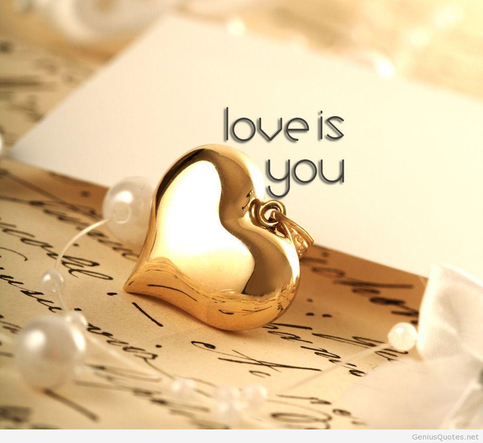 feeling in love quotes for lovers with 3D image