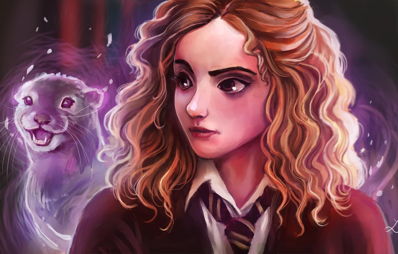 Wallpaper Art, Harry Potter, Hermione Granger, By Ludmila Cera Foce Image For Desktop, Section фильмы