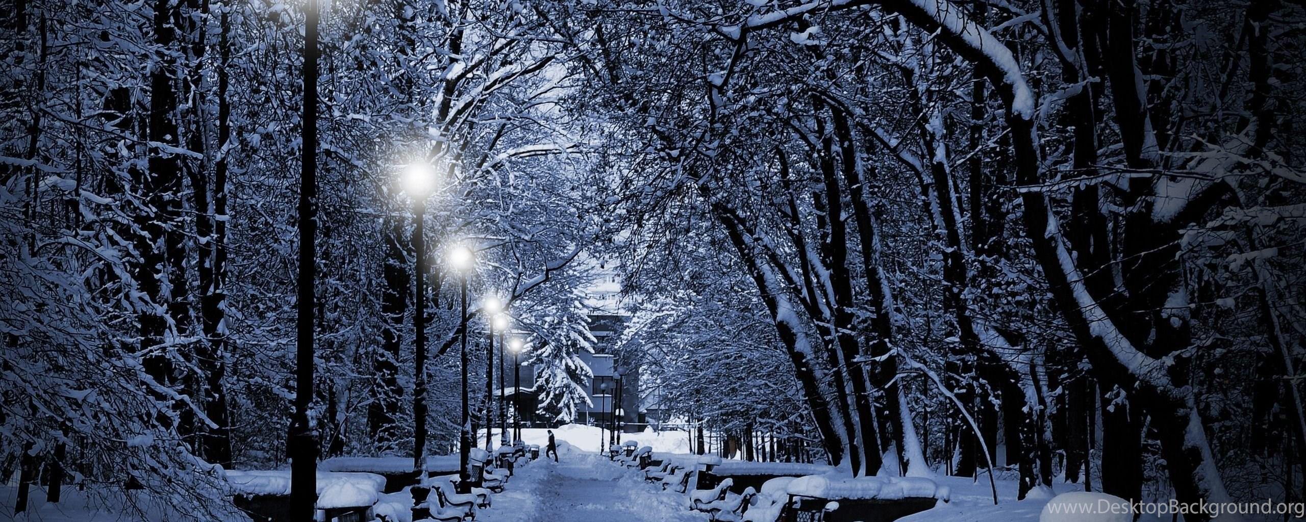 Winter Night Wallpaper Desktop New HD Wallpaper Desktop