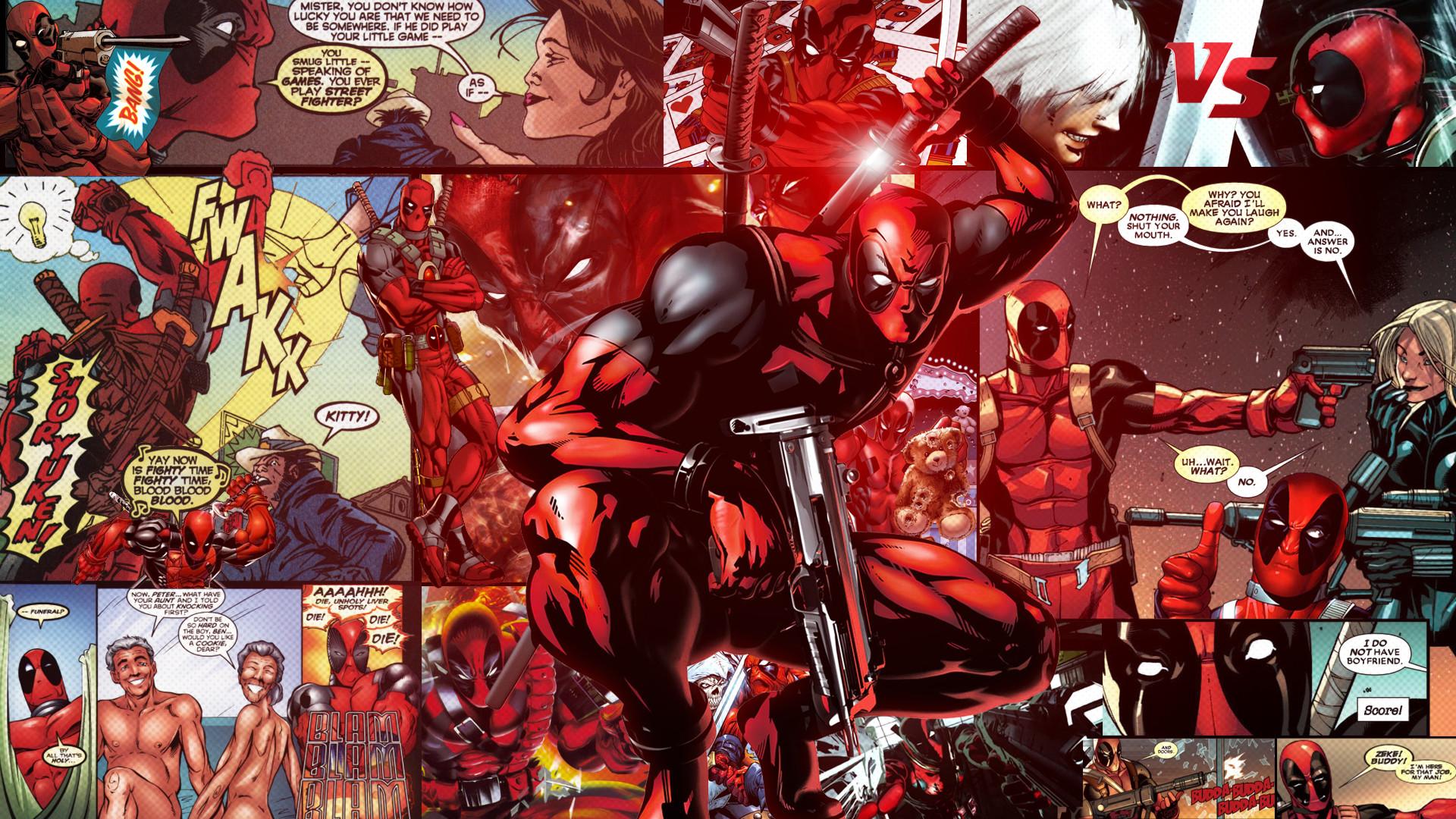 Deadpool Comic Wallpaper