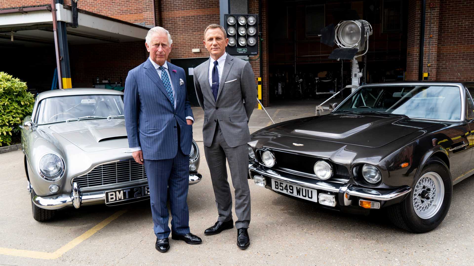 Aston Martin confirms Bond 25 cars during Royal set visit