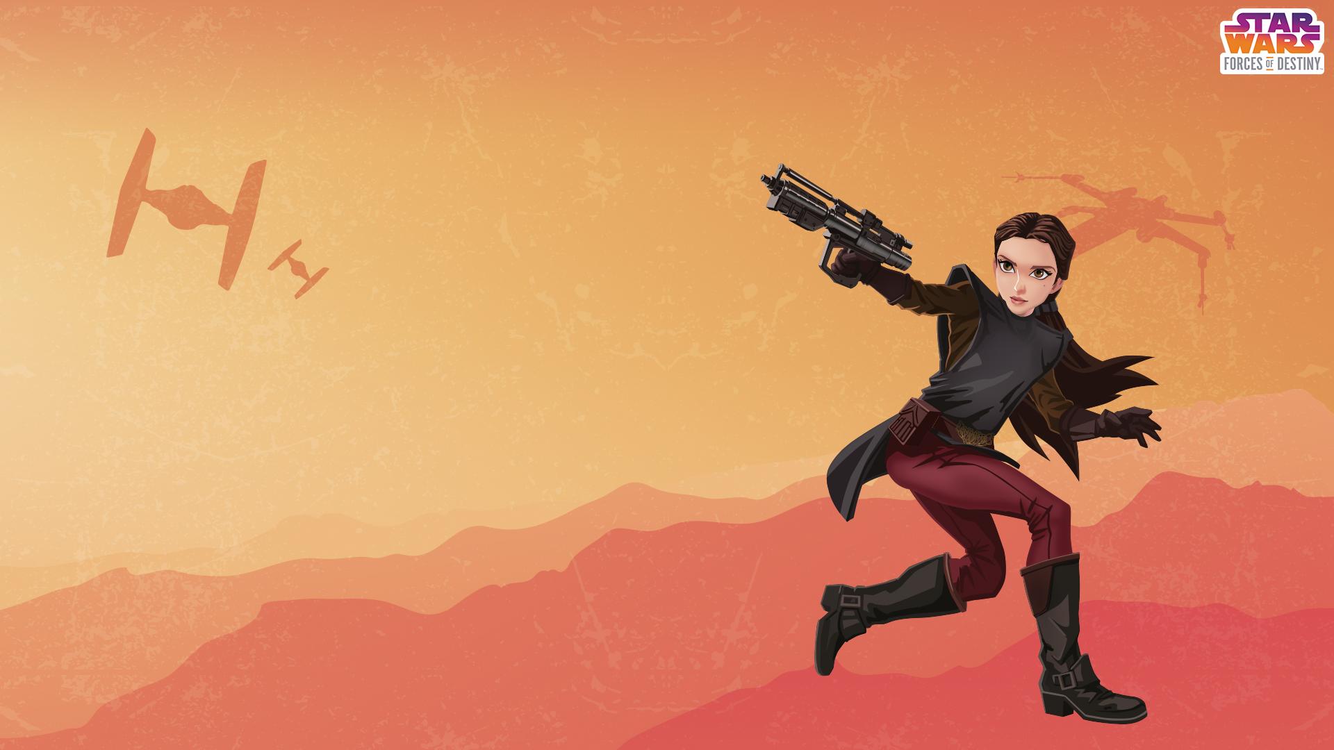 Star Wars: Forces of Destiny desktop wallpaper