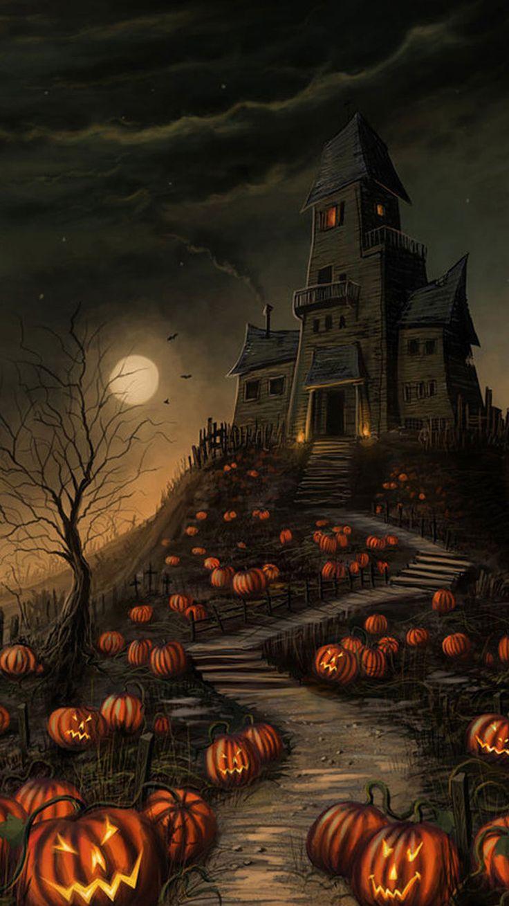 Fall Halloween Phone Wallpaper_hd wallpaper_download free