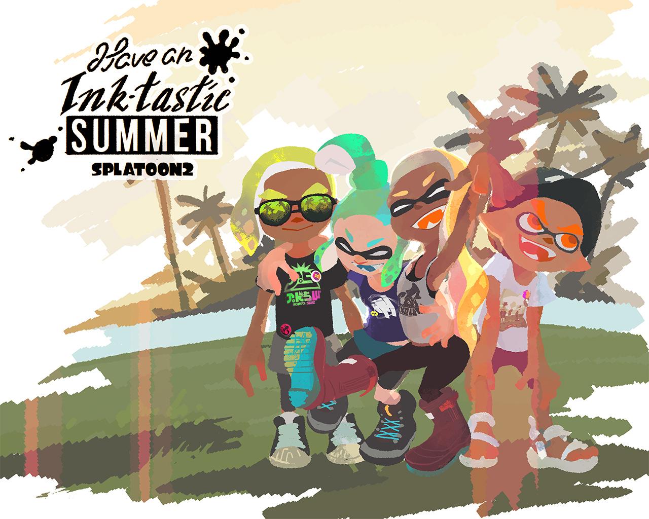 Here's A Splatoon 2 Summer Wallpaper For Your PC And Smartphone