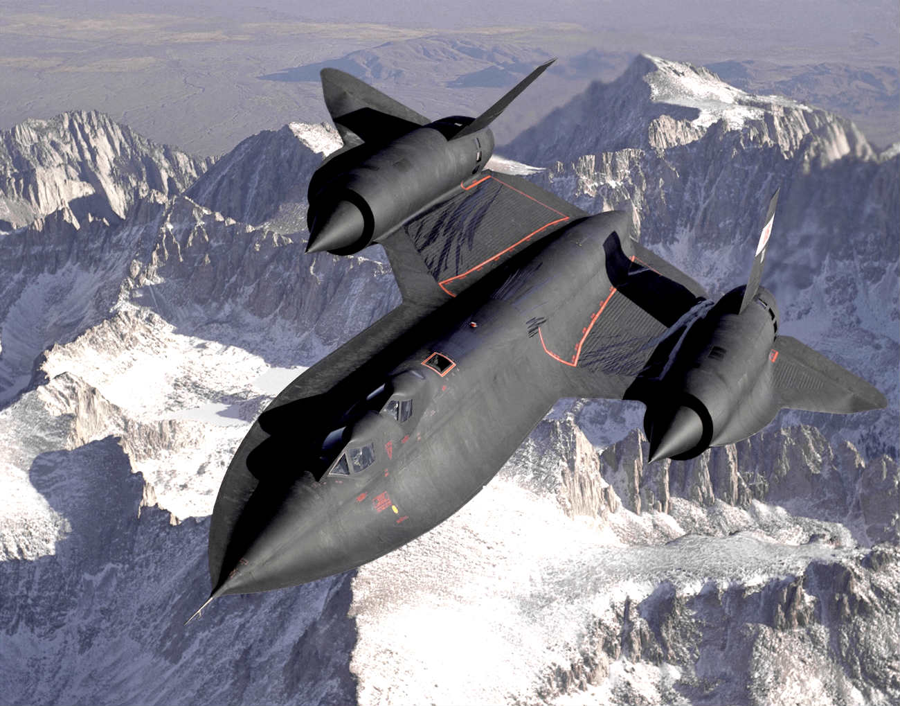 Stunning Image Of The SR 71 Blackbird