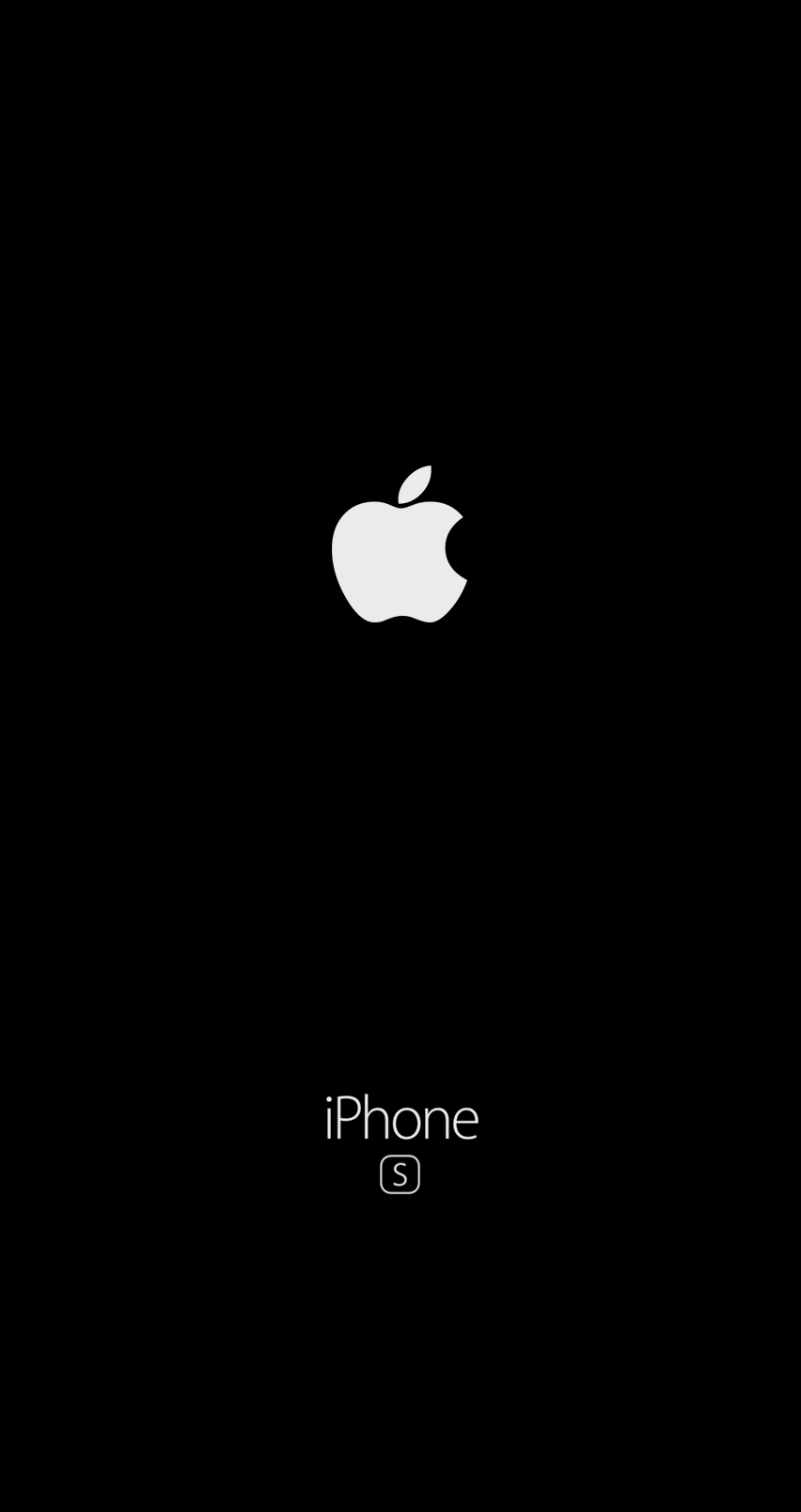 iPhone 6s Wallpaper black logo apple fond d'écran noir. Apple