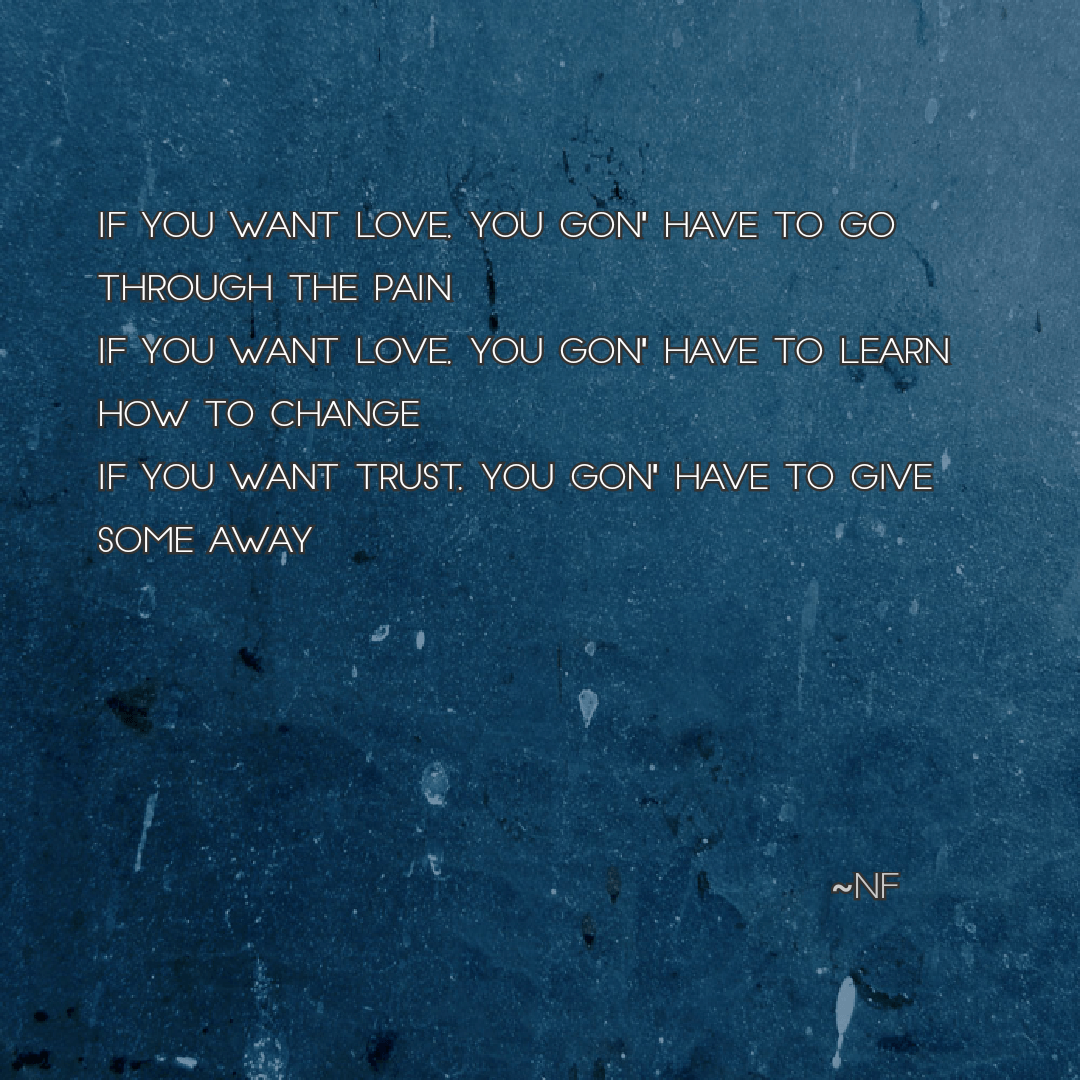 Nf Quotes If You Want Love, HD Wallpaper & background