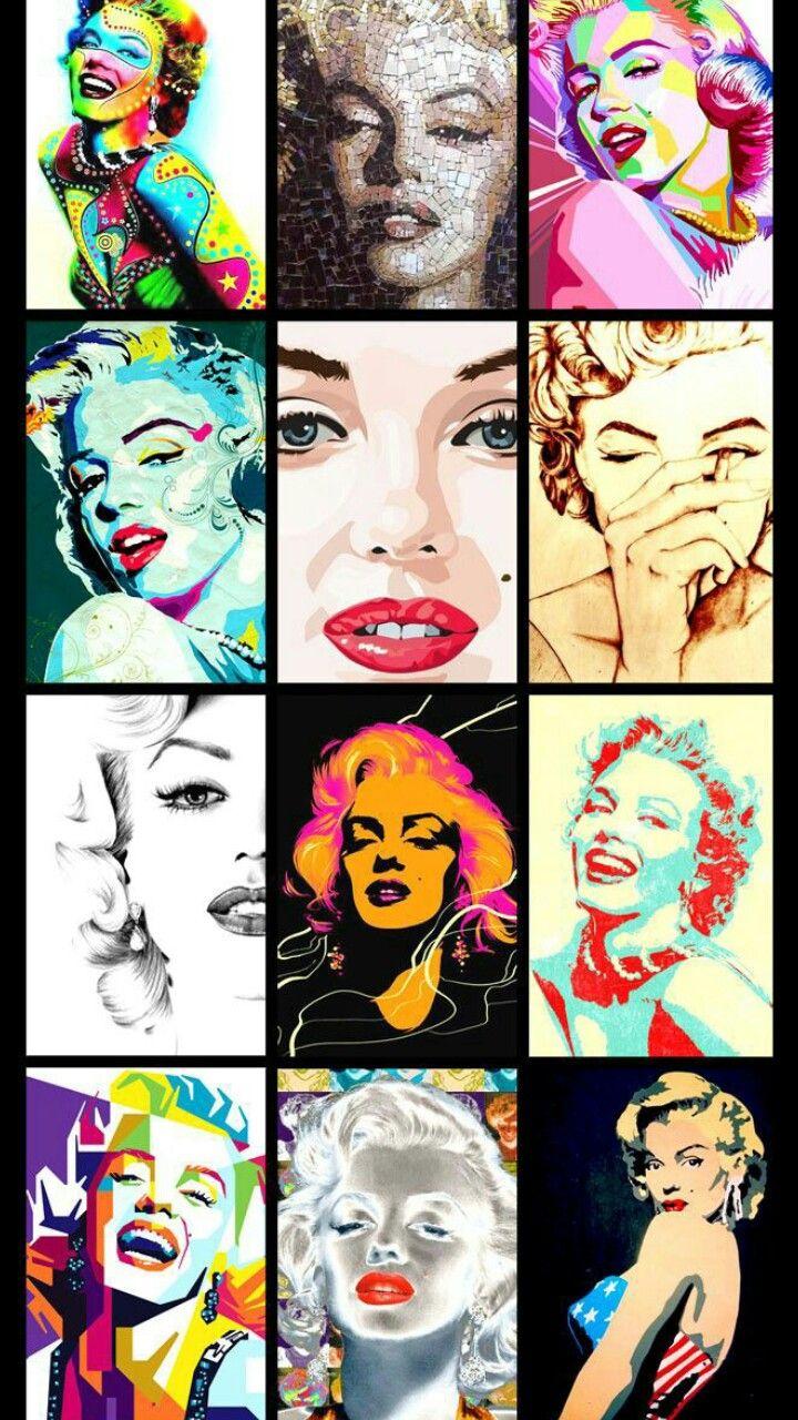 Pop Art: Marilyn Monroe. Marilyn. Marilyn monroe