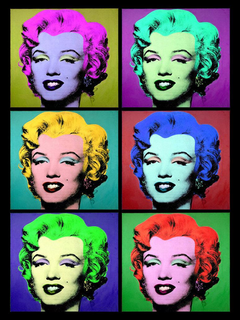 Marilyn monroe pop art wallpaper