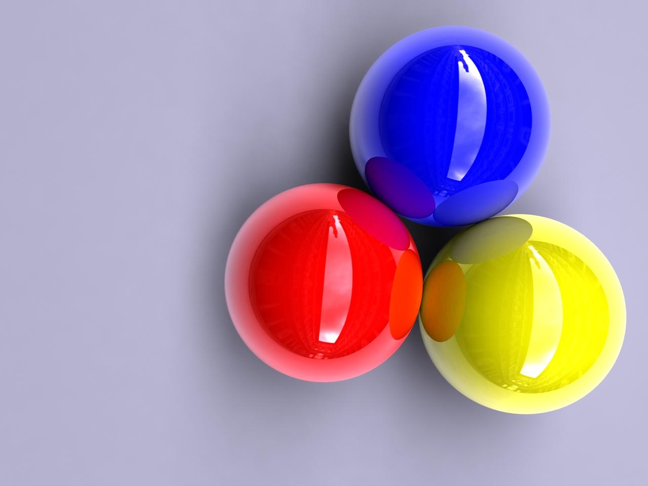 Three Color Balls wallpaper. Three Color Balls