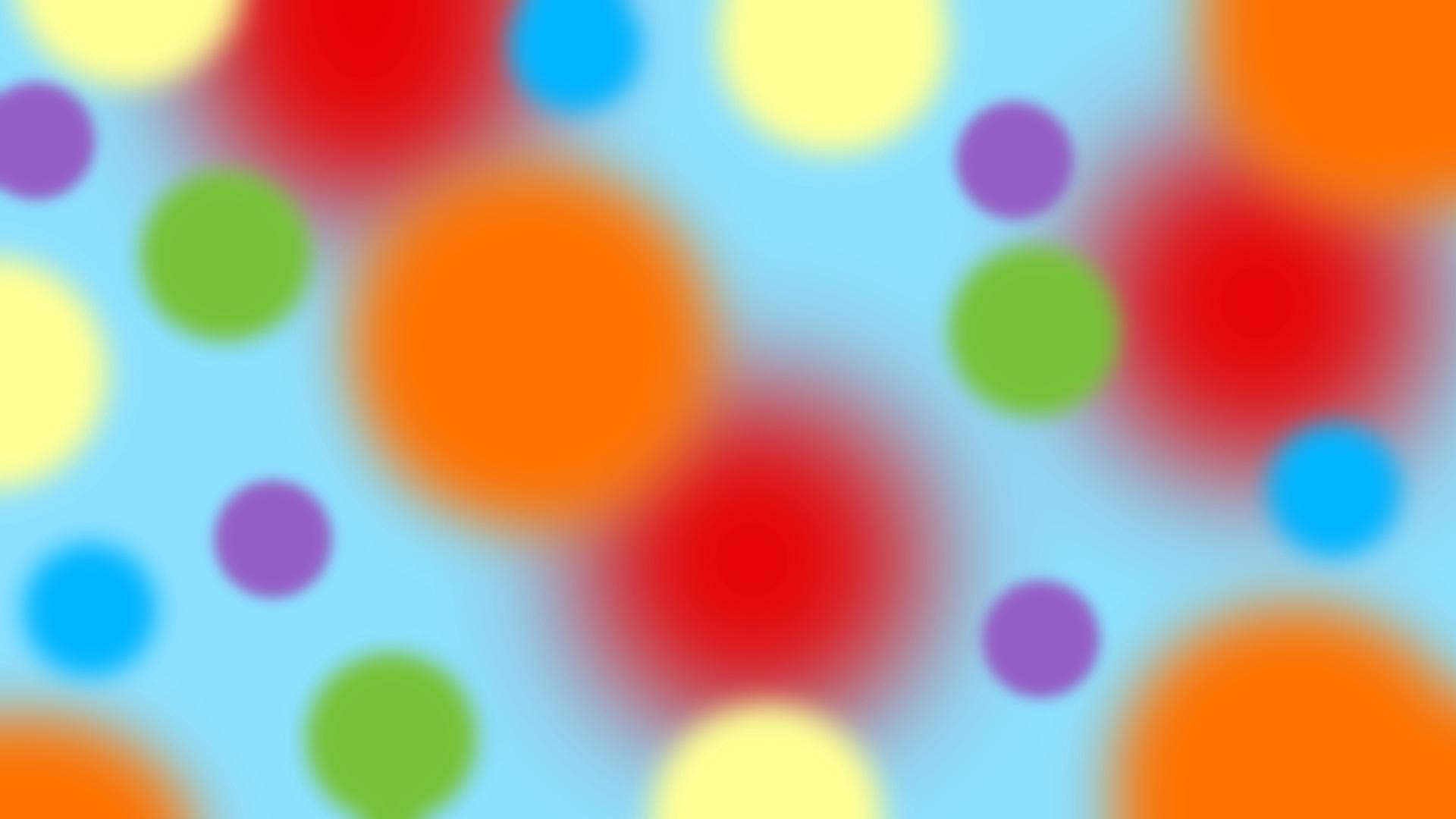 Download wallpaper 1920x1080 balls, range, color, diffusion