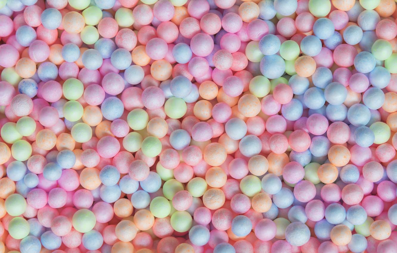 Photo Wallpaper Balls, Background, Colorful, Candy - Шарики