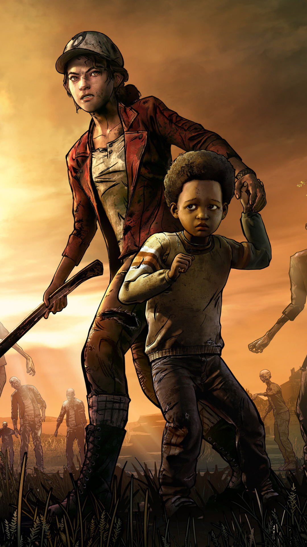 The Walking Dead Game Phone Wallpaper