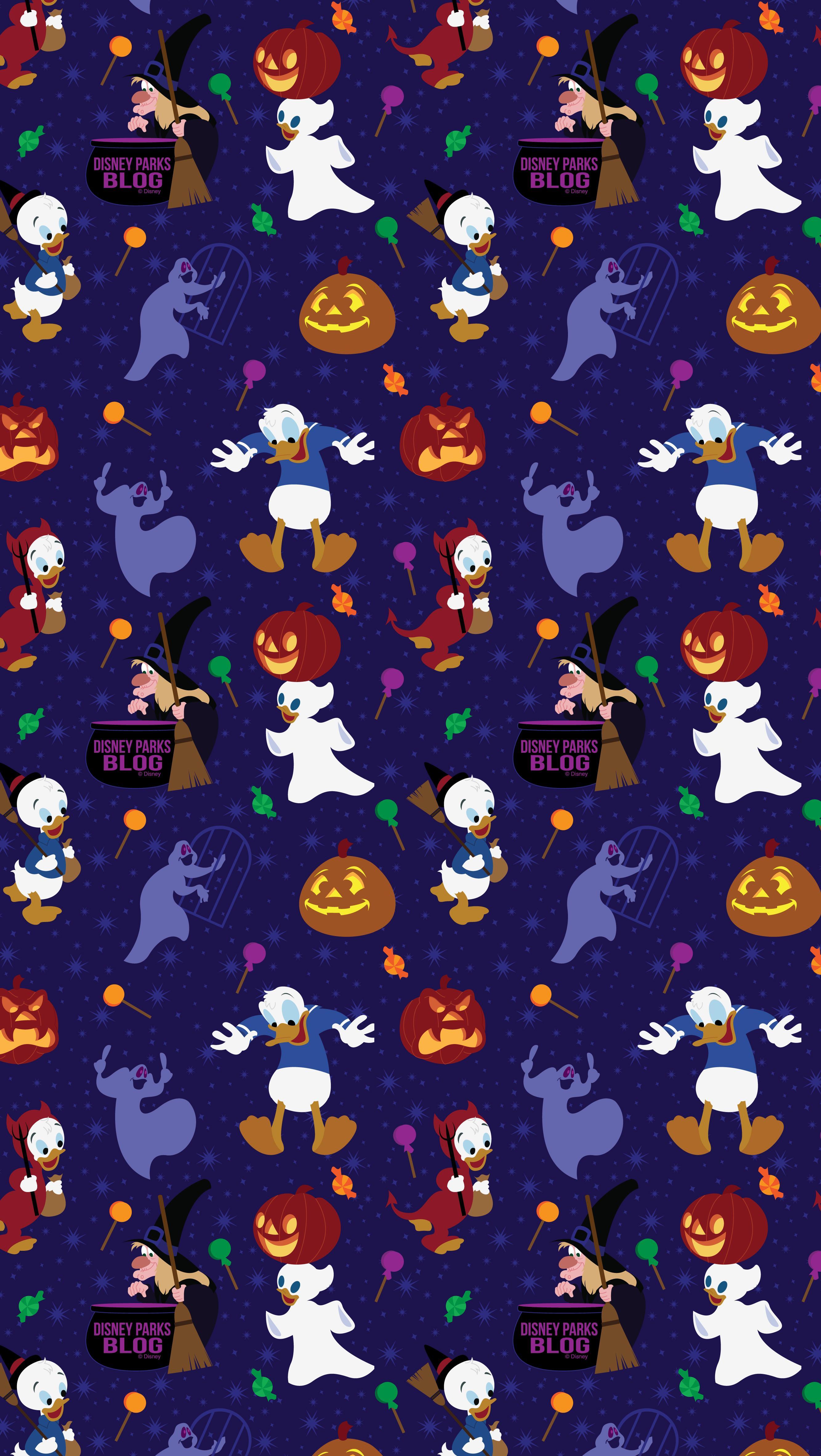 Donald Duck Halloween Wallpaper