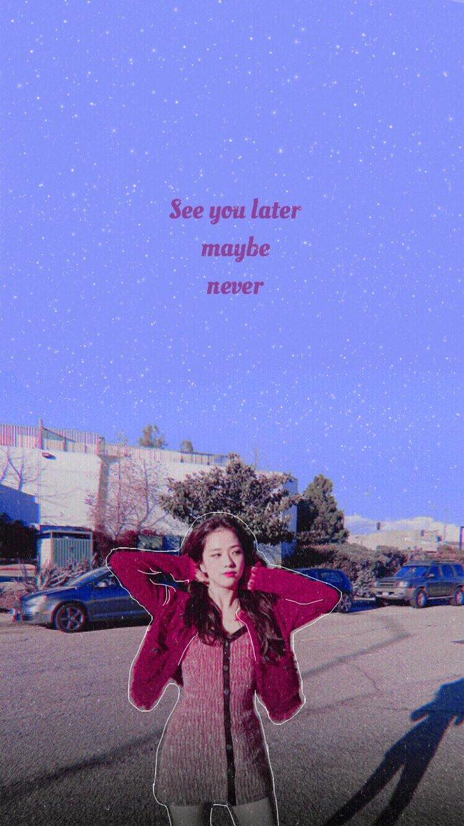 New Wallpaper Lock Screen With JISOO From BLACKPINK By Me