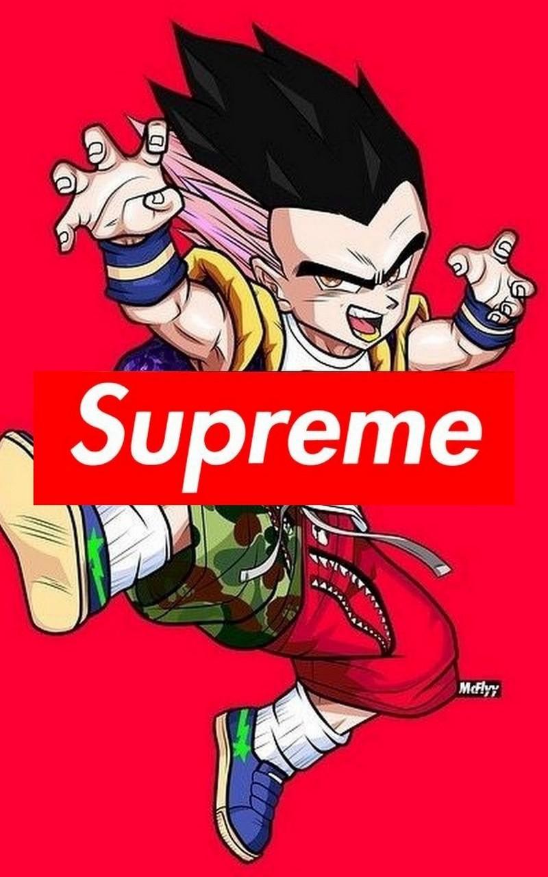 Goku x Supreme Wallpaper Art for Android