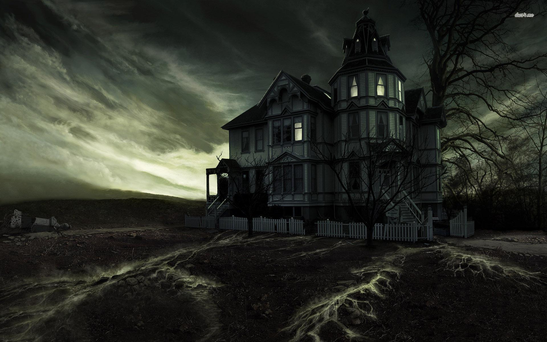 Spooky house wallpaper wallpaper