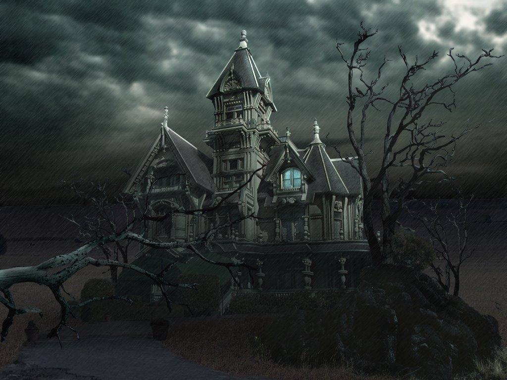 Haunted House Wallpaper HD #C2Y6H6A