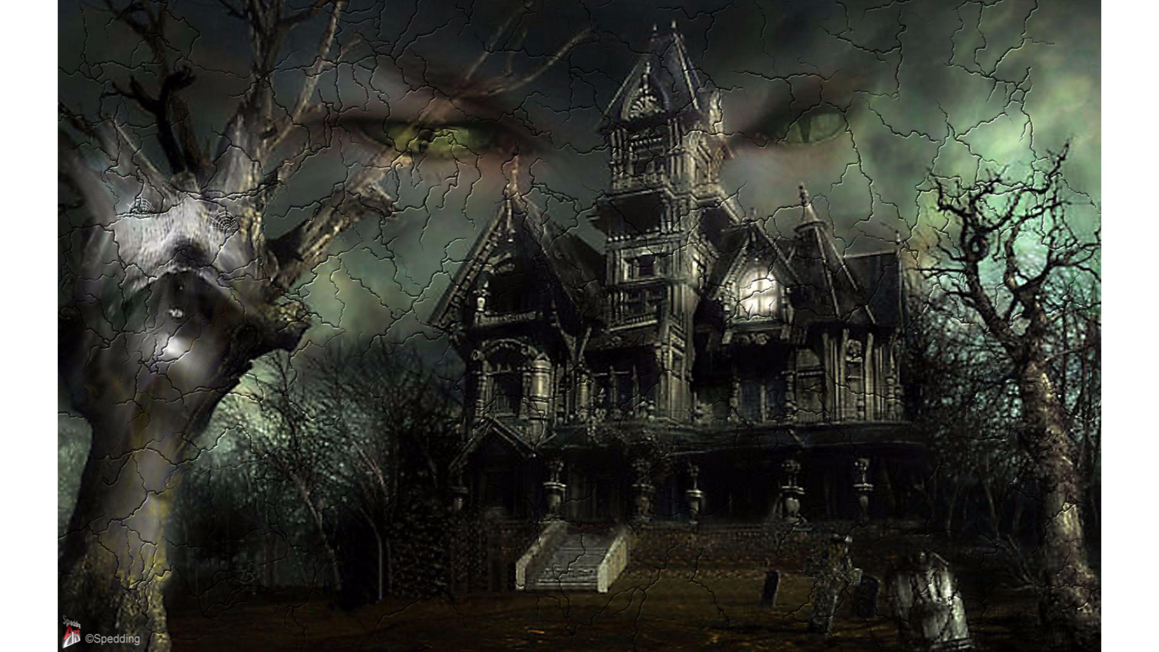 Spooky House Wallpapers - Wallpaper Cave