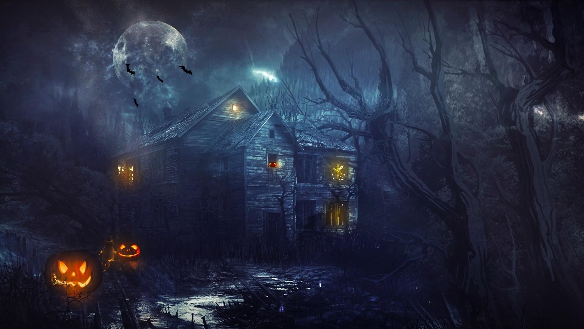 Haunted House Wallpaper Desktop background picture