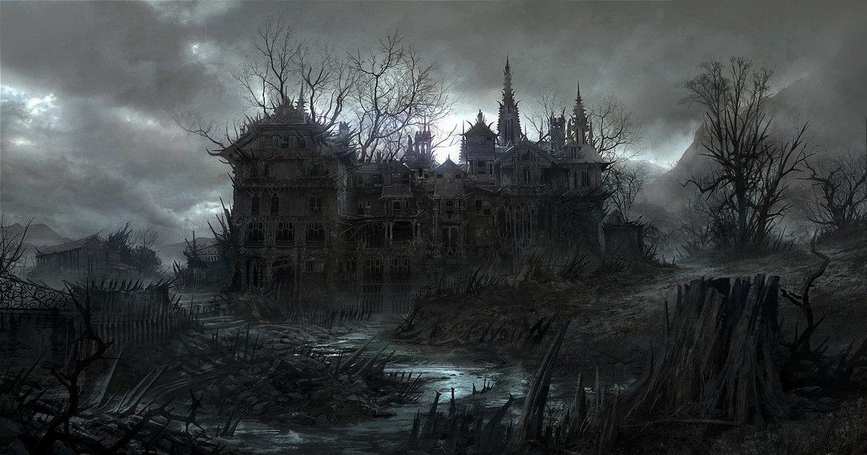 Haunted House Wallpaper HD #P73293A