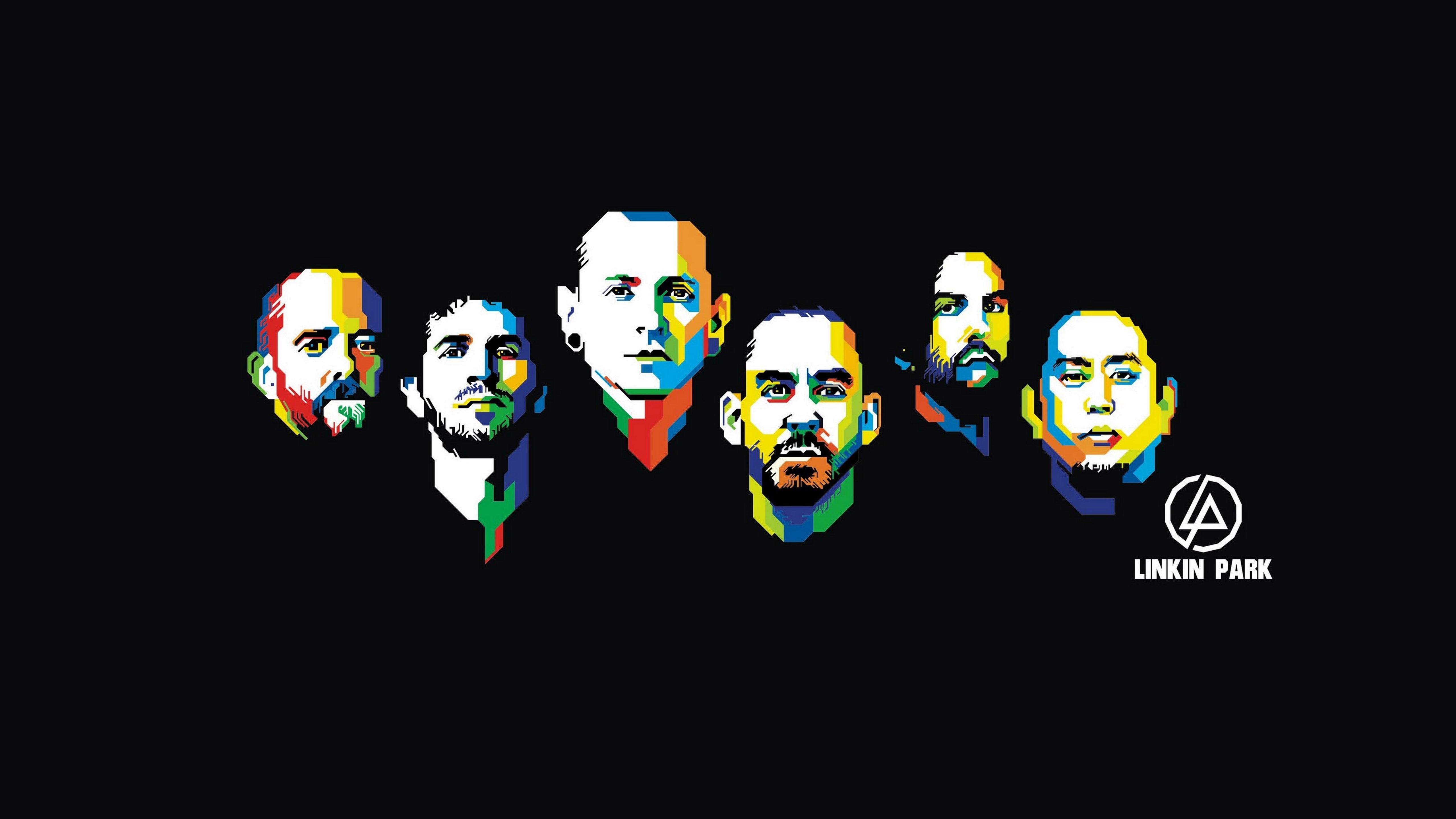 HD wallpaper: six man band cover, Linkin Park, Top music