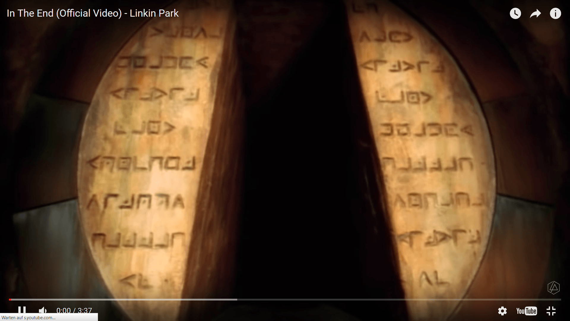Who can decipher this encrypted text in a Linkin Park video