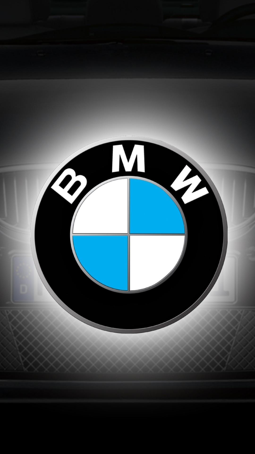 BMW Logo Grey Blue Car Android Wallpaper free download