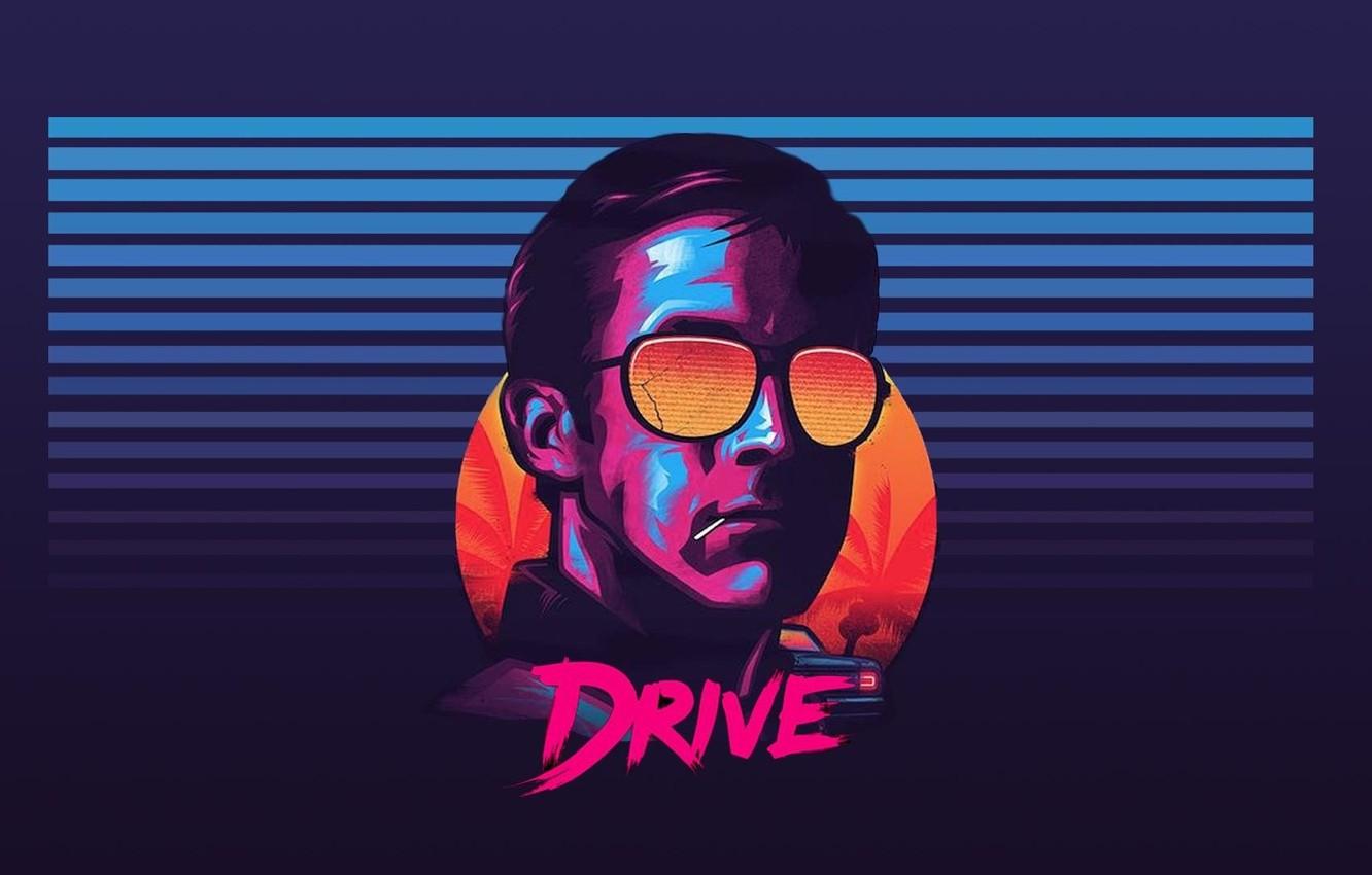 Wallpaper Figure, Glasses, Background, Drive, Drive, Ryan