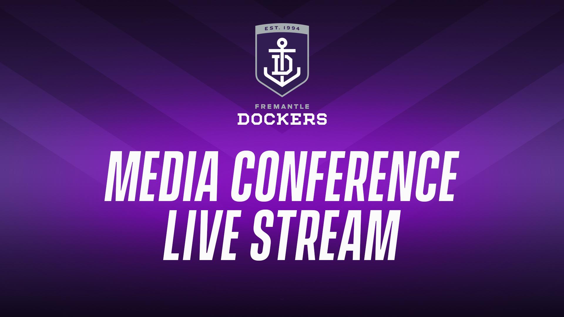 Live stream: Fremantle Dockers media conference