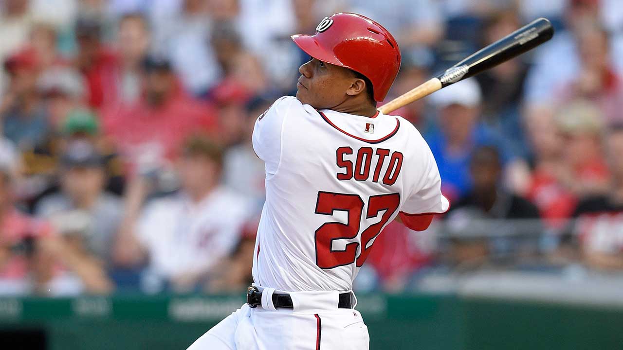 Juan Soto, hits first MLB home run with Nationals