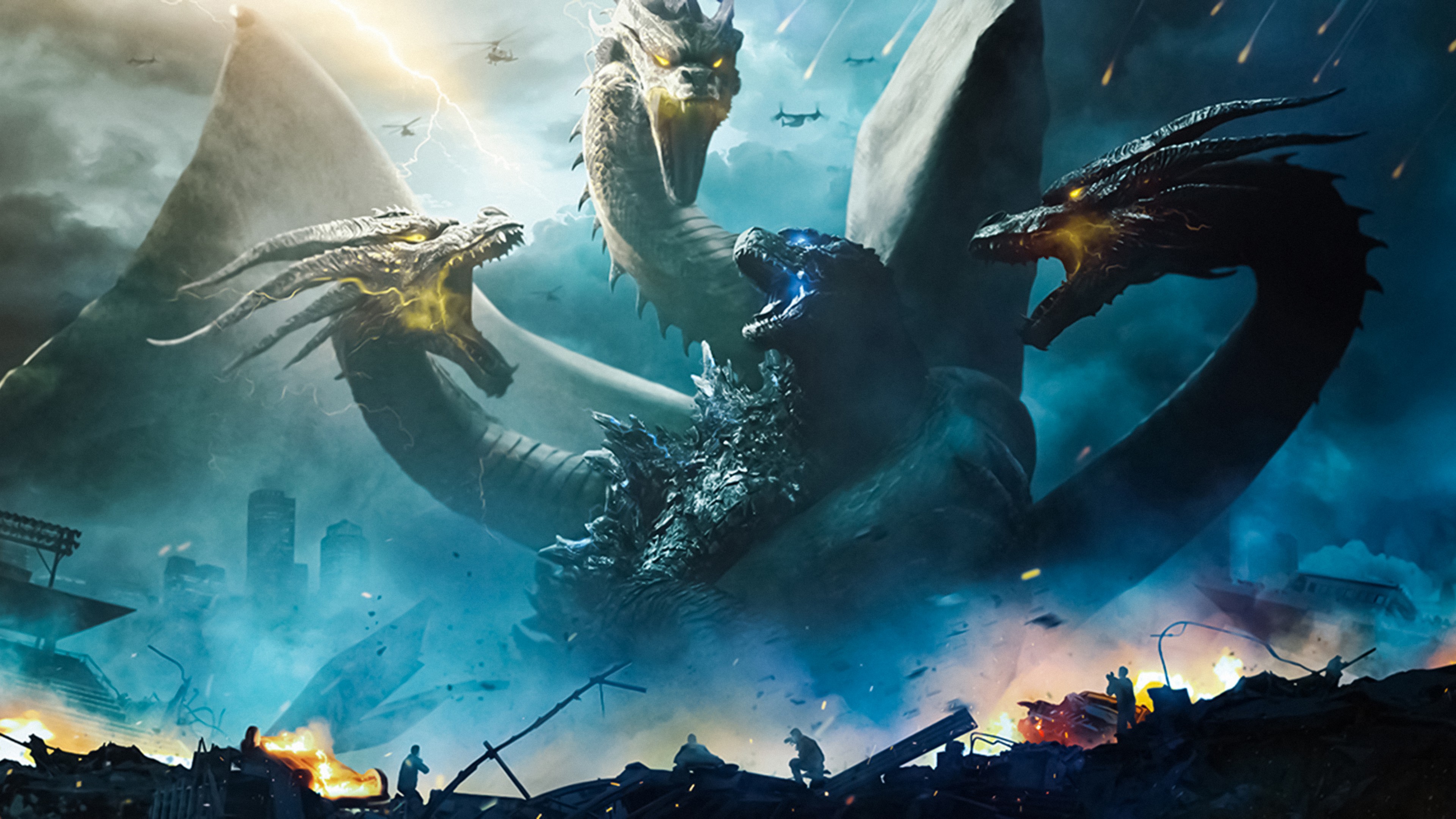 Godzilla King Of The Monsters Desktop Free Wallpaper