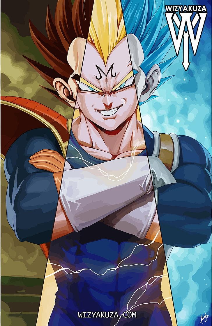 HD wallpaper: Vegeta illustration, Vegeta illustration, Dragon Ball Z, Super Saiyan