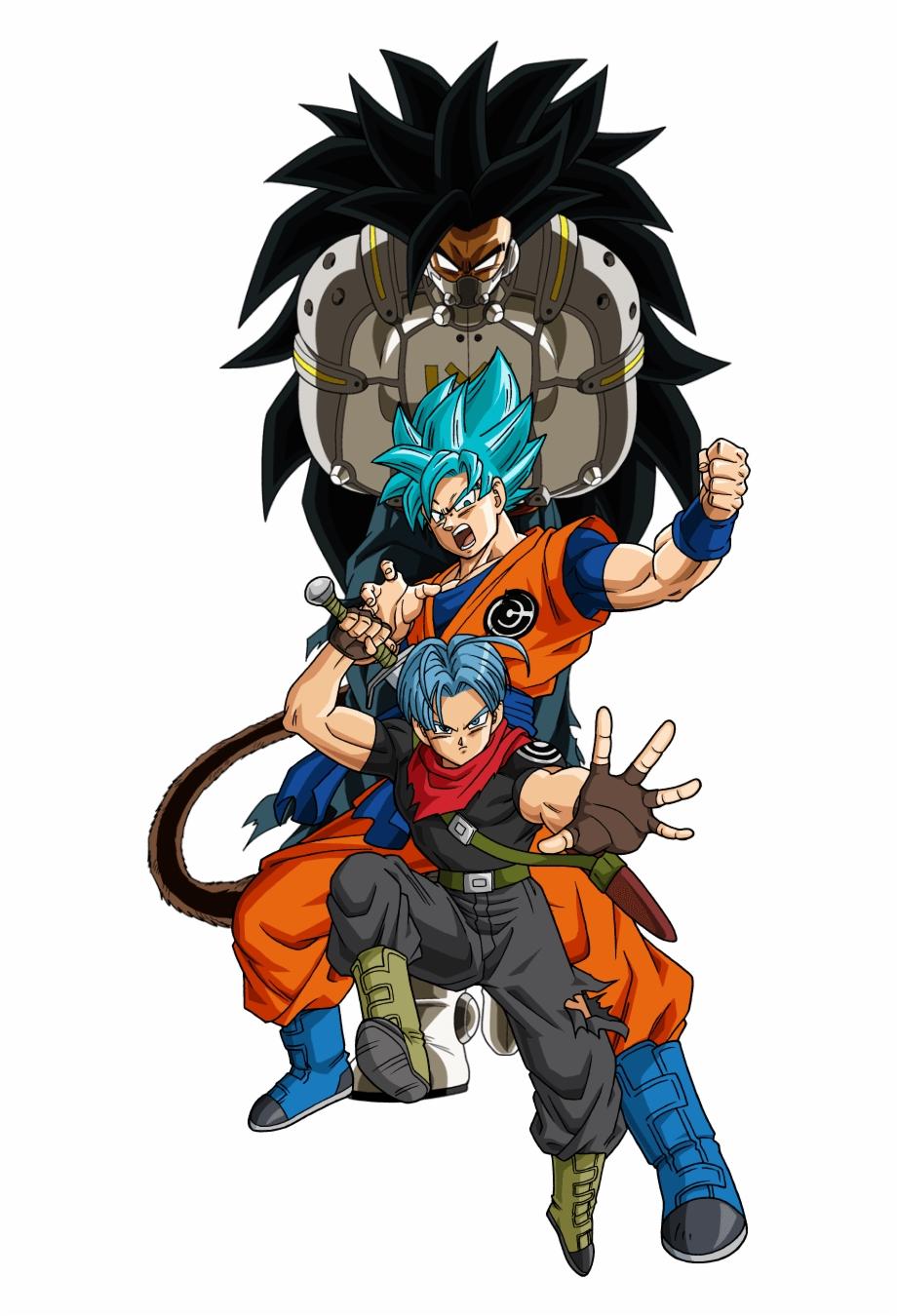 Son Goku Android 21 Android 16 Trunks Beat Evil Saiyan