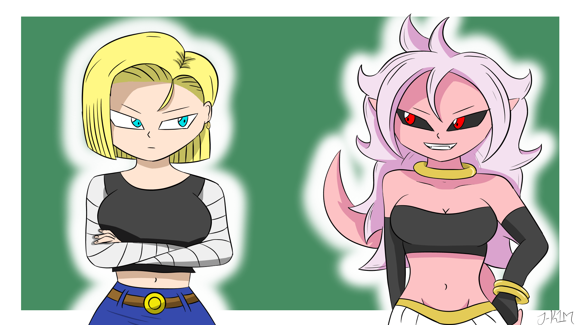 OC Android 18 and 21