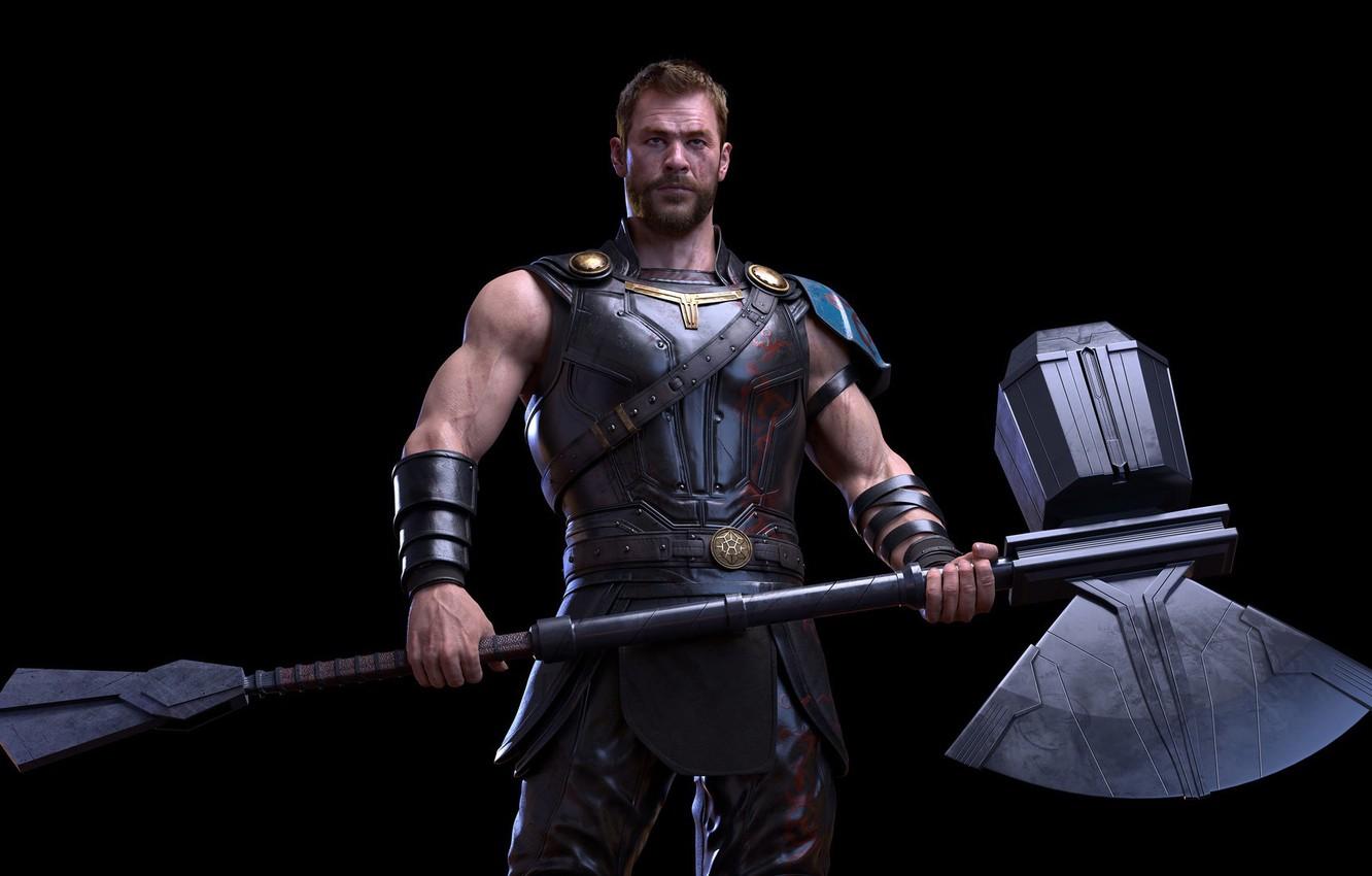 Wallpaper weapons, axe, Thor, Thor, stormbreaker, Thor Odinson image for desktop, section рендеринг