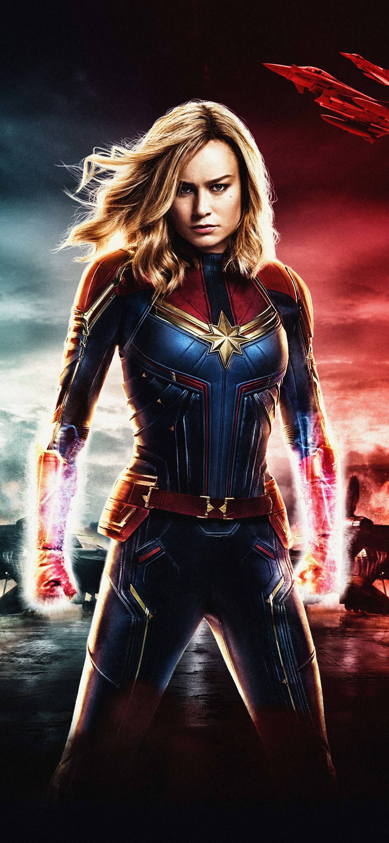 Iphone Xs Max Captain Marvel Wallpaper