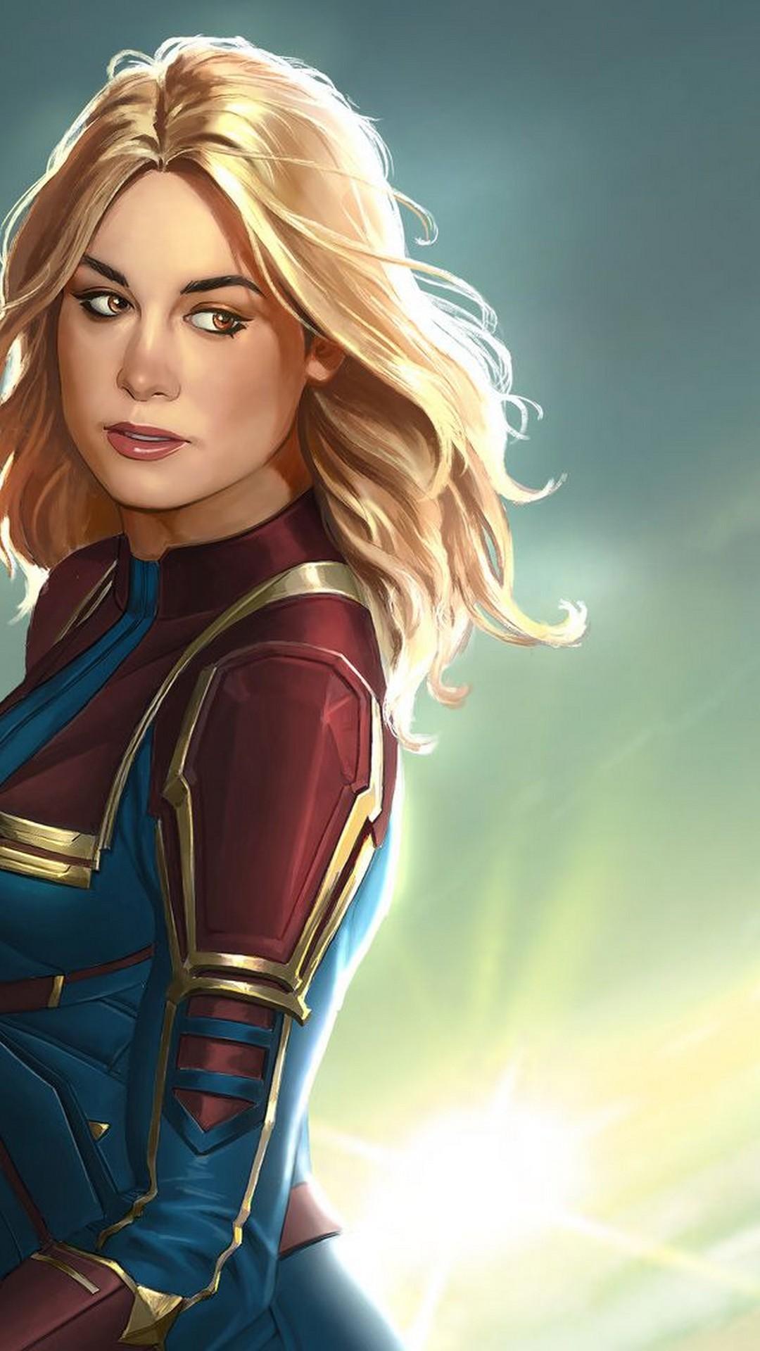 Captain Marvel Anime Wallpapers Wallpaper Cave