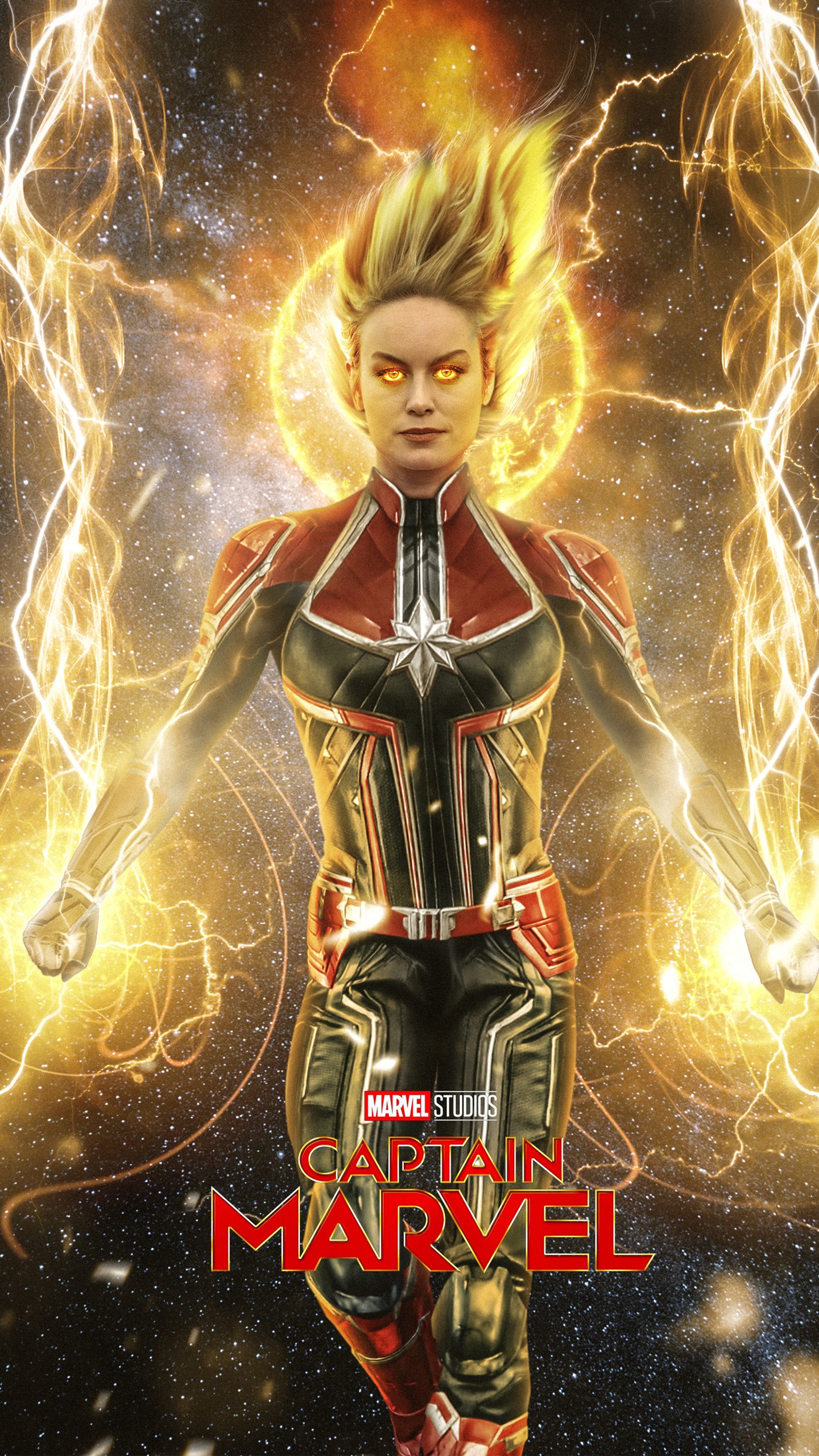 Brie Larson as Captain Marvel Wallpaper. HD Wallpaper