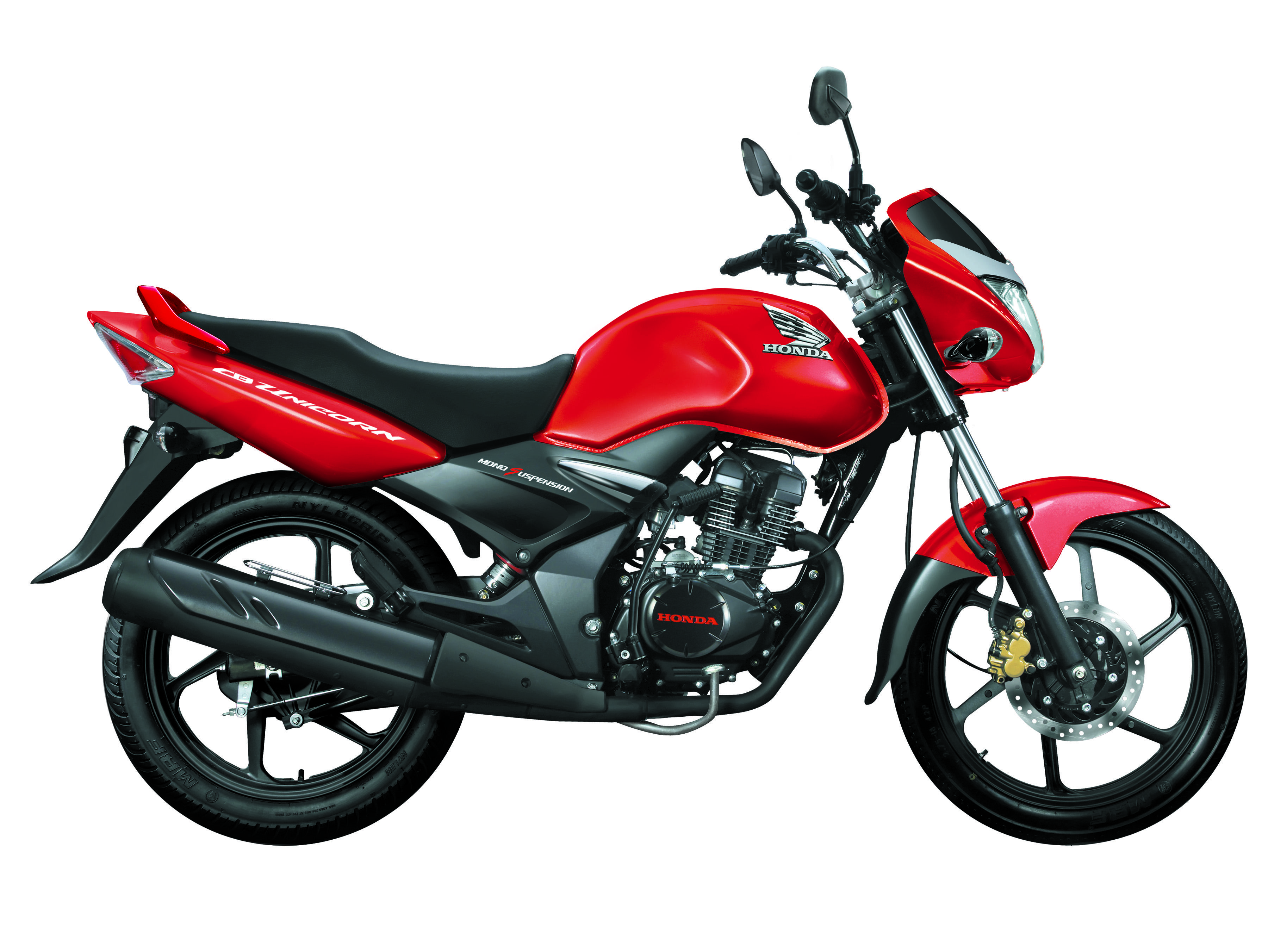 Honda CB Unicorn Side View 'Red'