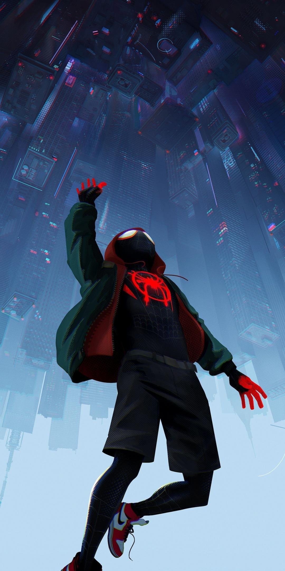Download 1080x2160 Wallpaper Spider Man: Into The Spider