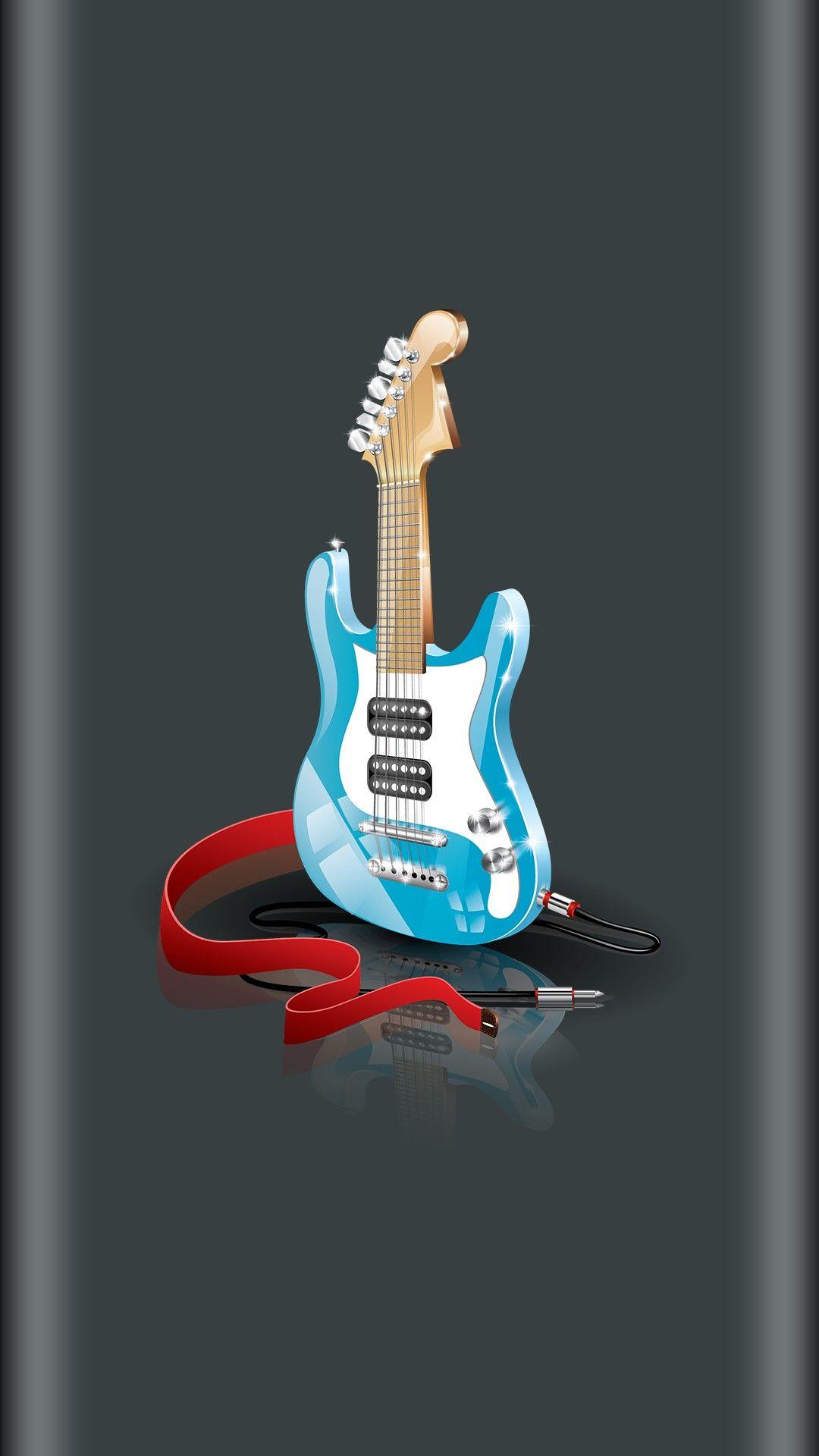 EDGE guitar. SAMSUNG GALAXY 7.8.8+. Homescreen wallpaper