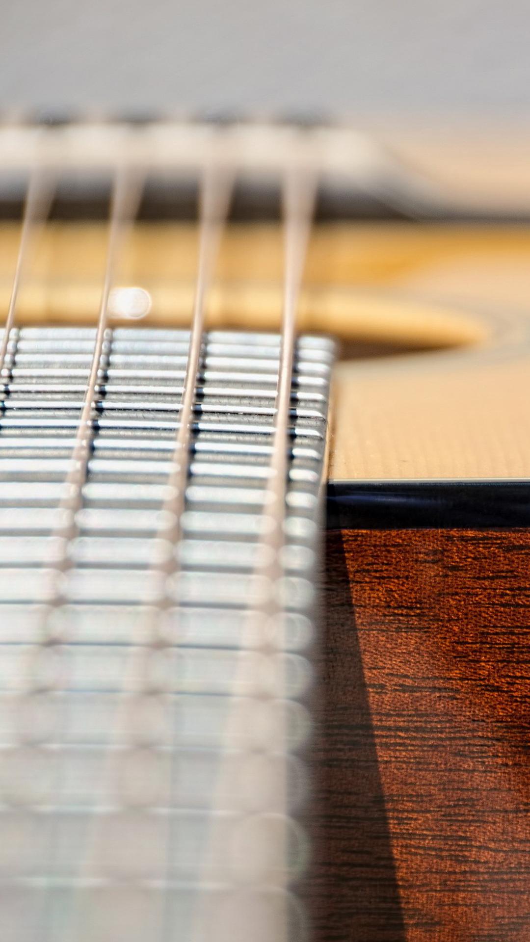 Guitar Strings Detail Close Up Android Wallpaper Free Download