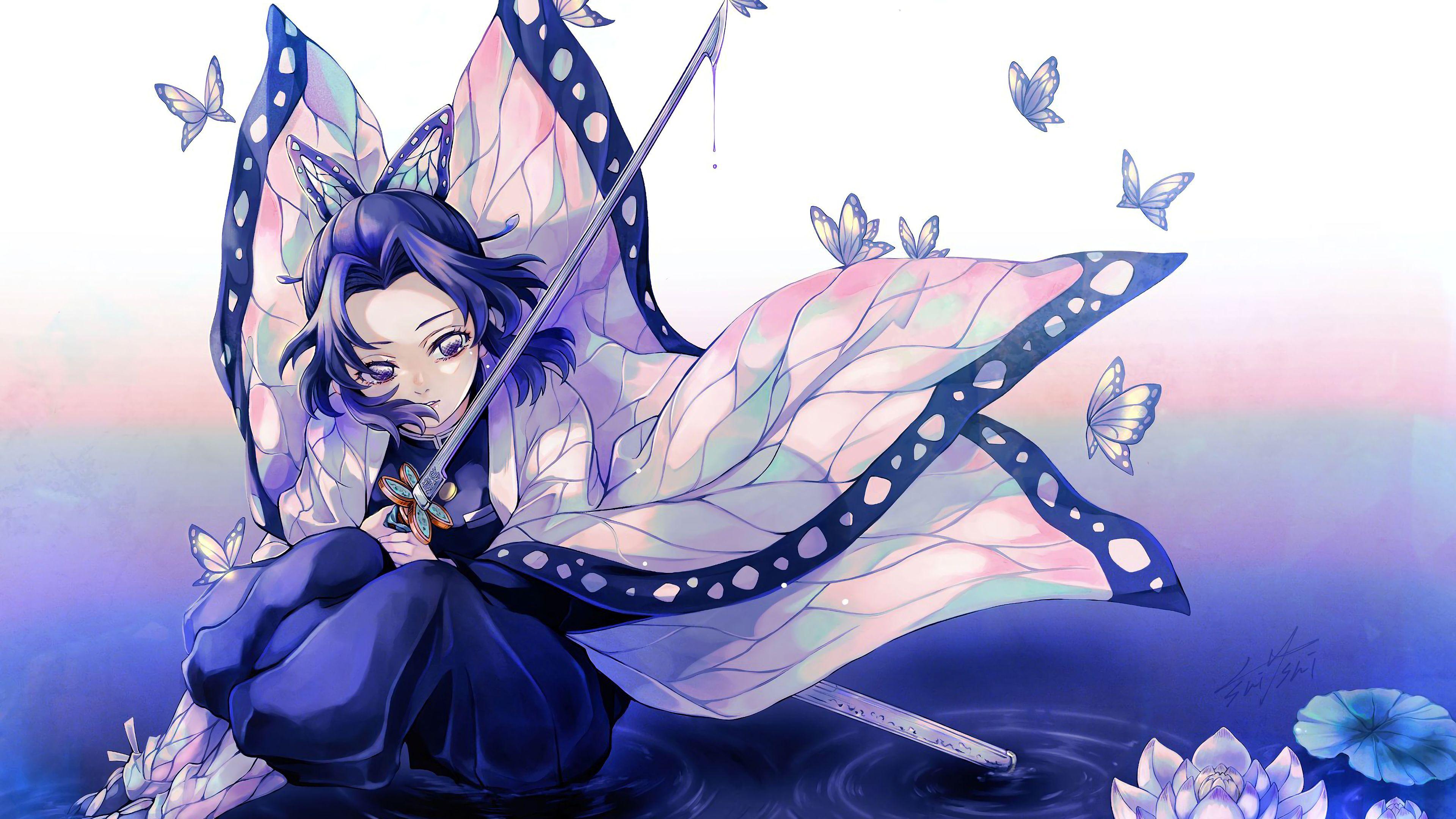 Shinobu Kocho Kimetsu no Yaiba 4K Wallpaper #5.1081