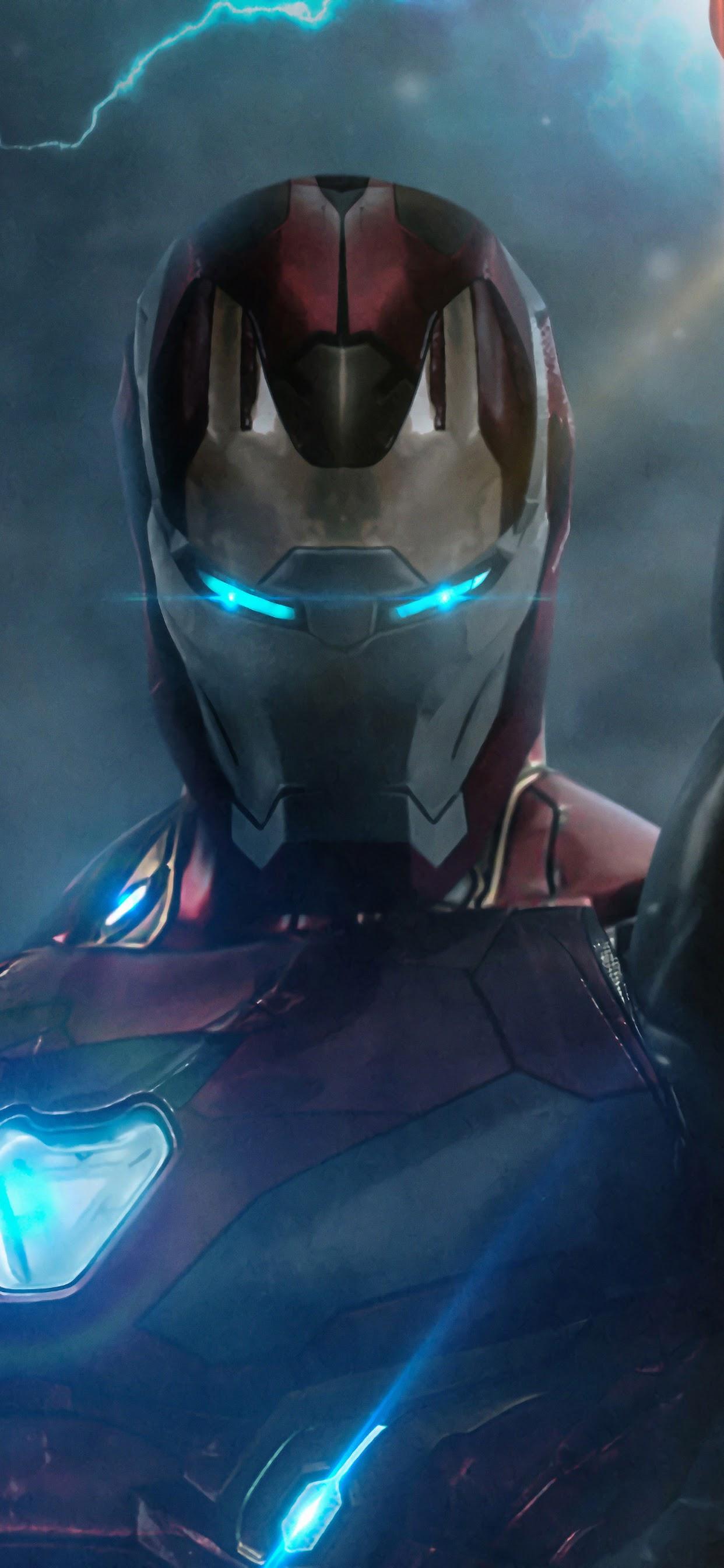 Iron Man Infinity Stones Avengers: Endgame 4K Wallpaper