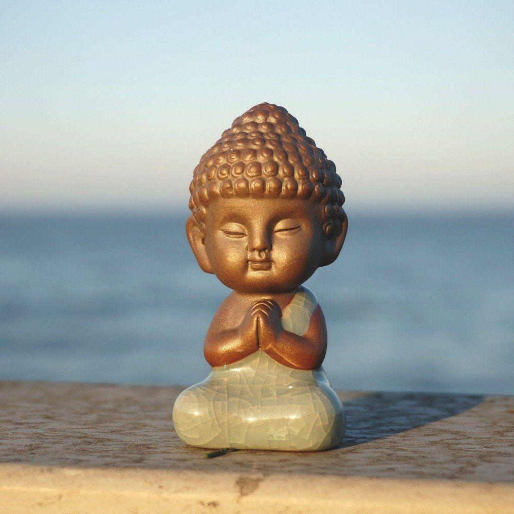Tiny Buddha Ceramic Figurines. Buddha. Buddha, Small