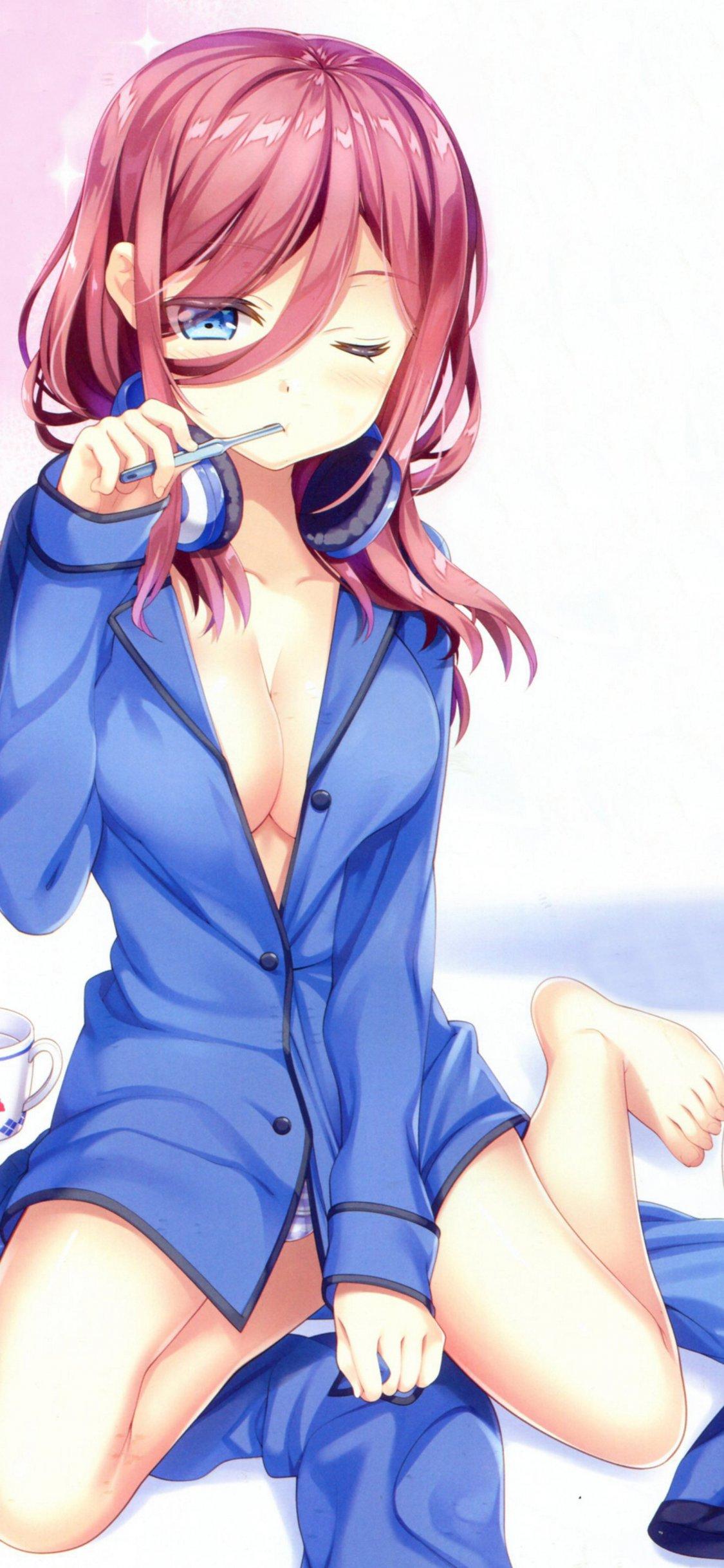 Miku Nakano iPhone X 1125x2436 wallpaper