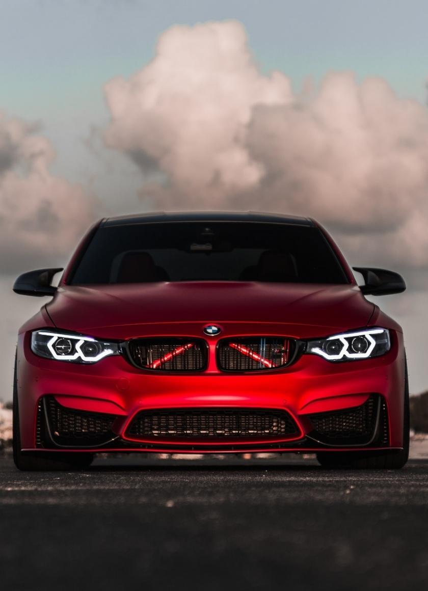 Download 840x1160 wallpapers bmw m4, luxury vehicle, red