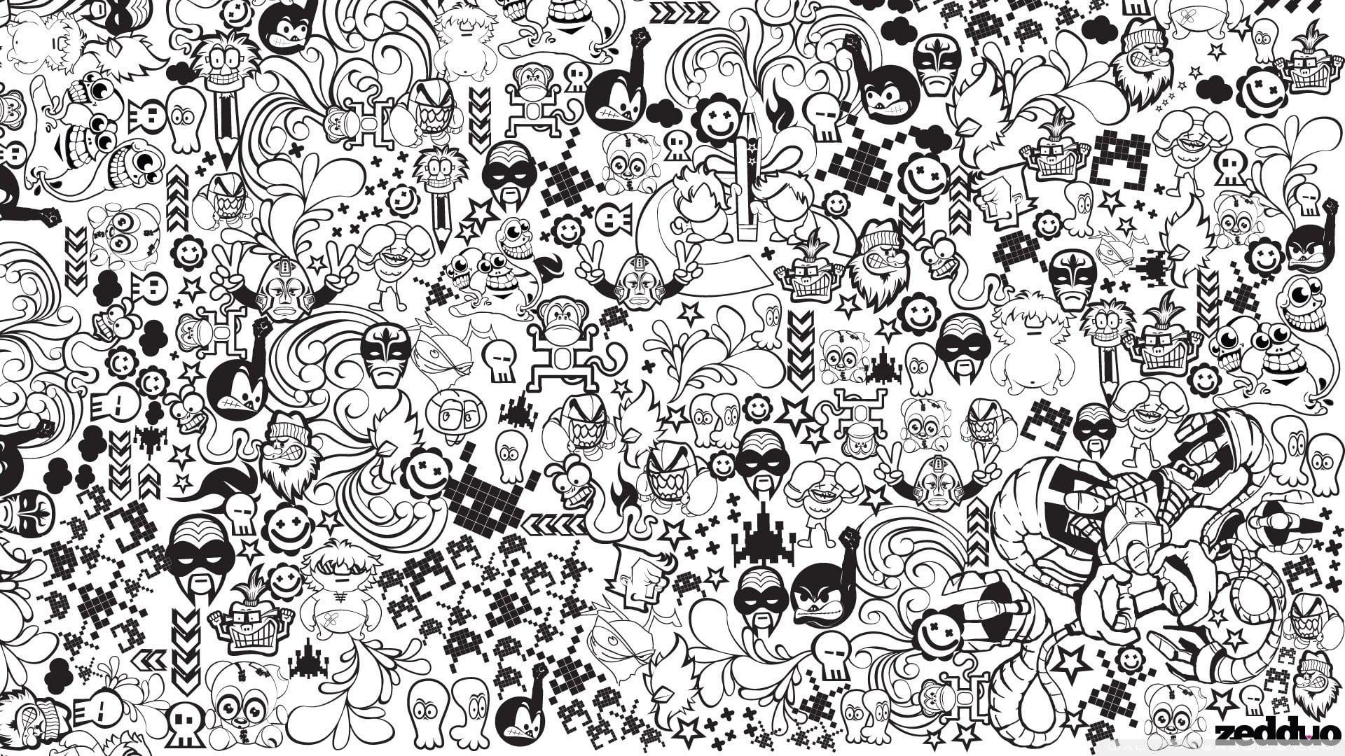  Doodle  Drawing Wallpapers Wallpaper Cave