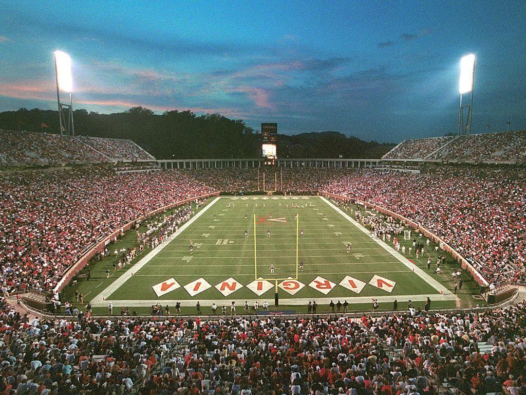 Scott Stadium, Charlottesville, VA. Spent many an afternoon
